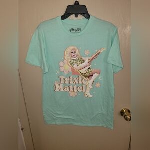Trixie Mattel Drag Queen Rupauls Drag Race Blue T Shirt Adult Size S NWT